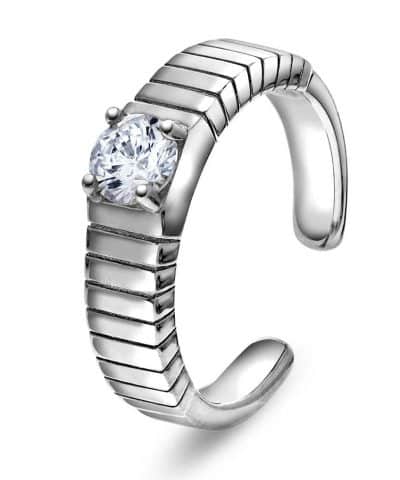 Lima ring i sølv med zirkonia