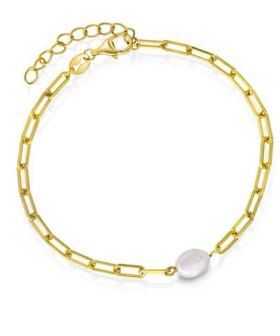 Nadine armbånd i sølv med perle