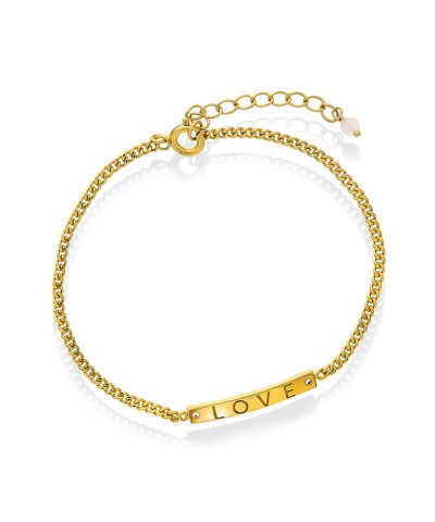 Believe in Love armbånd med rosenkvarts