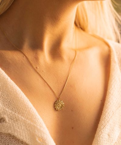 Alternative view of Guardian Angel smykke sølv, rosenkvarts