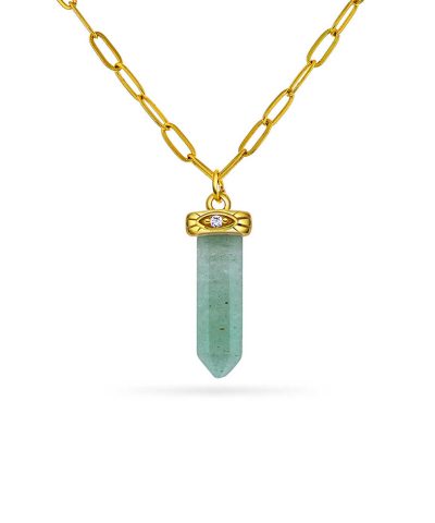 Guidance pendelsmykke i sølv, aventurin