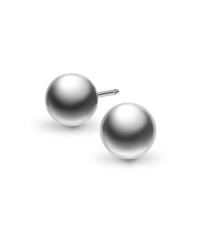 Noir øredobber i sølv, 9 mm