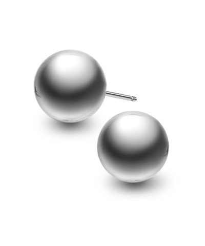 Noir øredobber i sølv, 12 mm