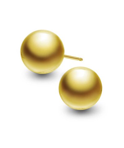 Noir øredobber i sølv, 12 mm