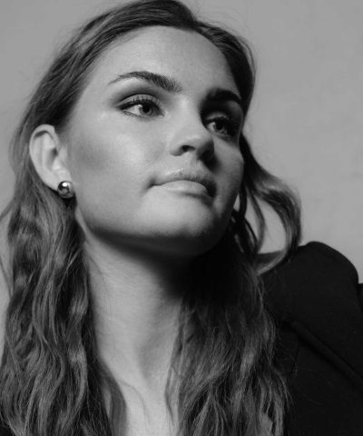 Alternative view of Fusion øredobber i sølv, 15 mm