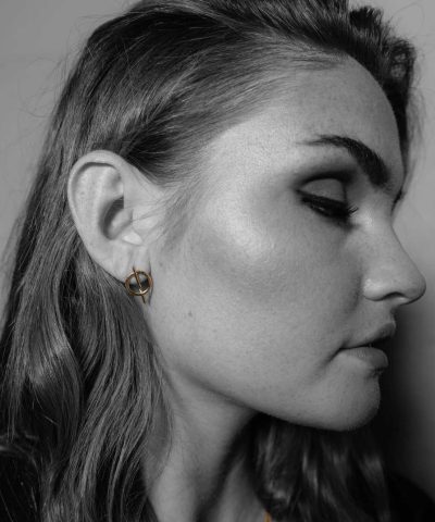 Alternative view of Arrow øredobber i sølv