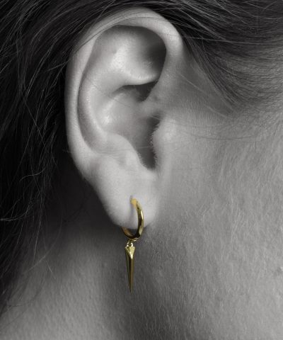 Alternative view of Viper øredobber i sølv