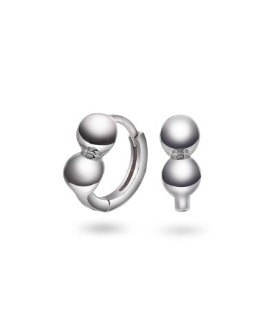 Bela øreringer i sølv