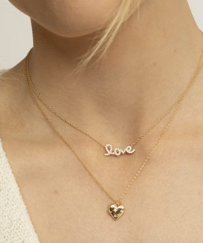 Alternative view of Memories medaljong i sølv, hjerte