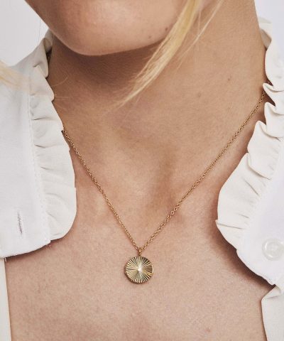 Alternative view of Purpose medaljong i sølv, rund