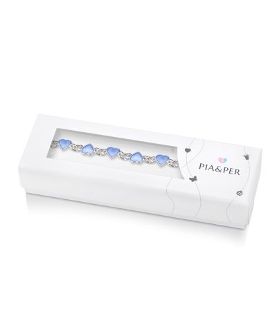 Alternative view of Pia&Per ARMBÅND,HJERTE      BLÅ