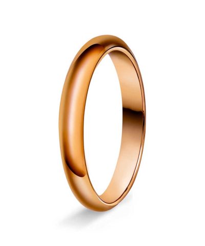 Halvr/flat 3mm polert rødt gul