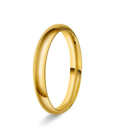 Halvrund/buet 2mm polert g