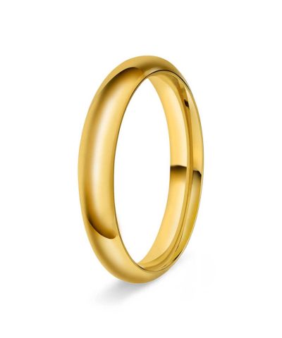 Halvrund/buet 3mm polert g