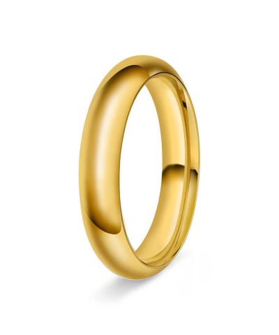 Halvrund/buet 4mm polert g