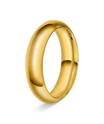 Halvrund/buet 5mm polert g