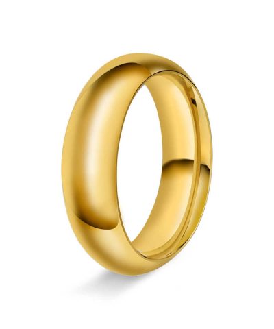 Halvrund/buet 6mm polert g