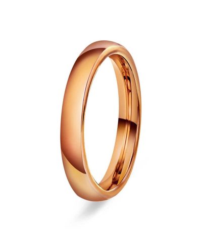 Hvelvet/buet 3mm polert rødt g