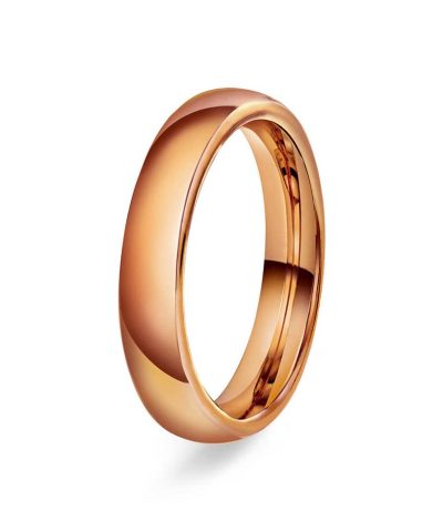 Hvelvet/buet 4mm polert rødt g