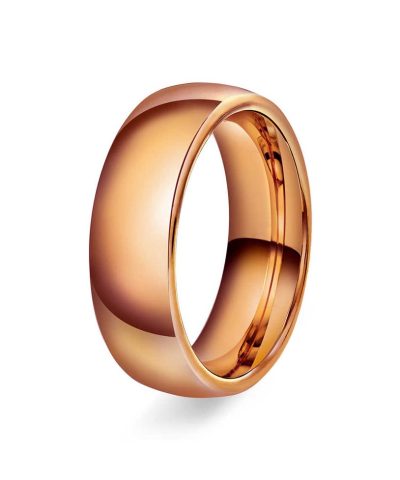 Hvelvet/buet 6mm polert rødt g