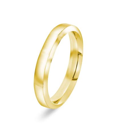 Christophersen Gult Gull Ring alli u/diam 3,7mm