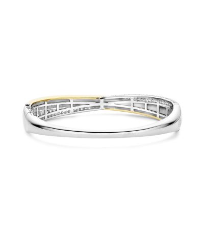 Alternative view of Ti Sento Bold Zirconia Crossover Bangle