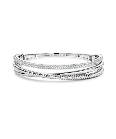 Ti Sento Zirconia Structure Bangle