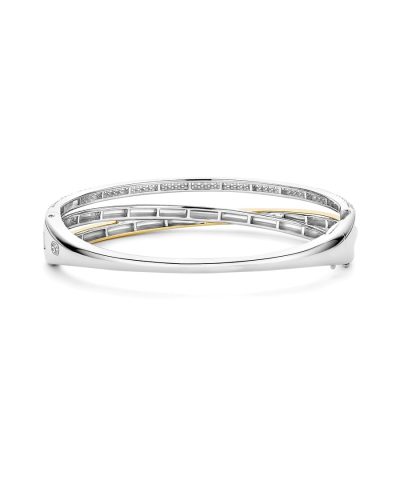 Alternative view of Ti Sento Zirconia Structure Bangle