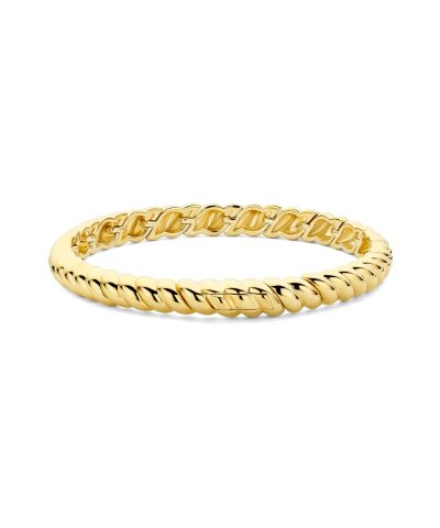 Alternative view of Ti Sento Vintage Ribbed Bangle