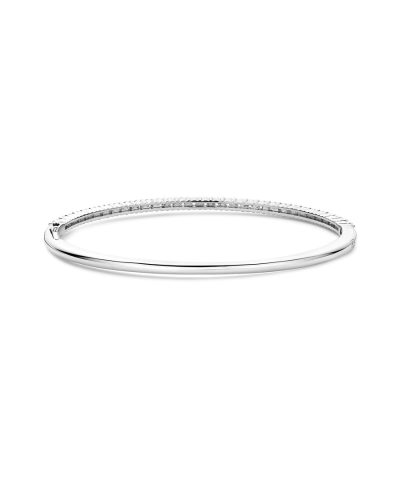 Alternative view of Ti Sento Classic Zirkonia Bangle Silver