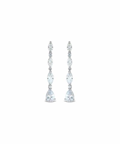 Gulldia Brud Ørepynt med Zirkonia