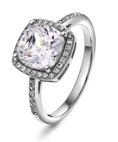 Grace ring i sølv med zirkonia