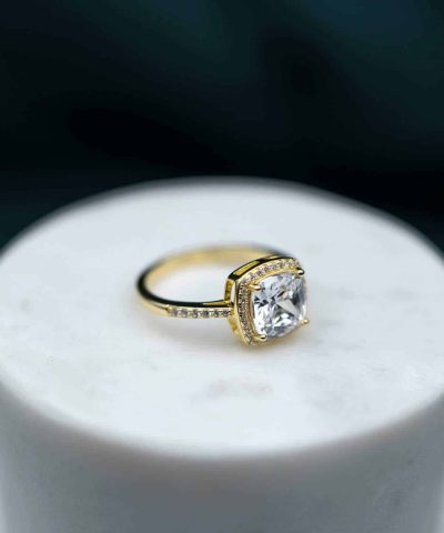 Alternative view of Grace ring i sølv med zirkonia