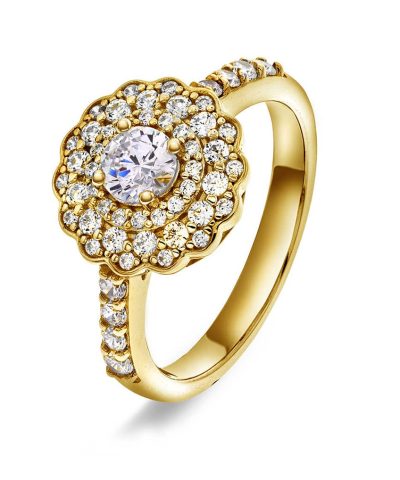 Maud ring i sølv med zirkonia