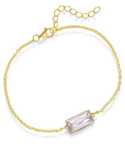 Kate armbånd i sølv med zirkonia