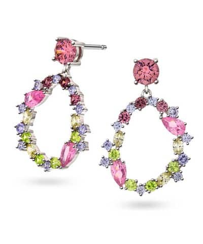 Emmy øredobber i sølv med mix zirkonia