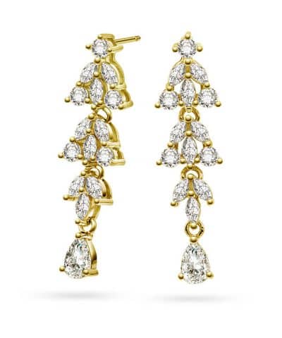 Zoe øredobber i sølv med zirkonia