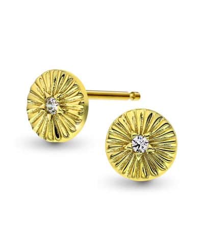 Shapes by Gulldia Tiny øredobber i sølv med zirkonia