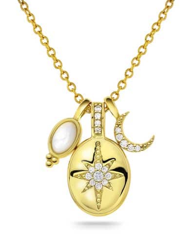 Shapes by Gulldia Star smykke i sølv med zirkonia