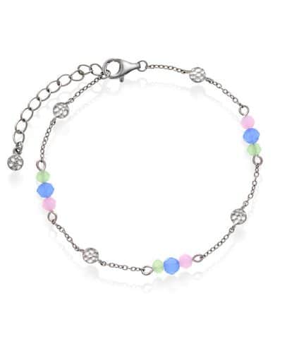 Shapes by Gulldia Fairy armbånd i sølv med krystall