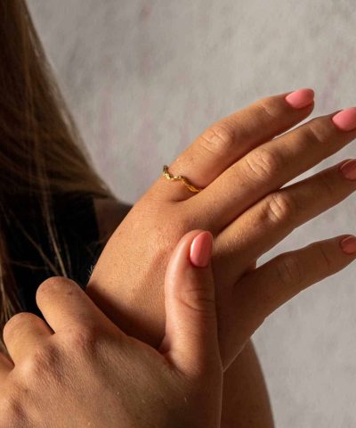 Alternative view of Ocean ring i sølv