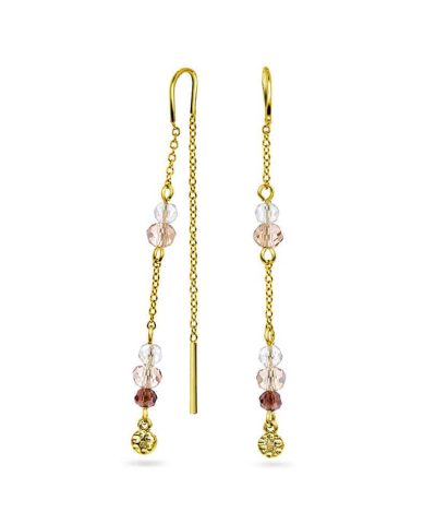 Fairy øredobber i sølv, golden mix