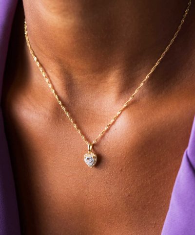 Alternative view of Nea smykke i sølv med zirkonia