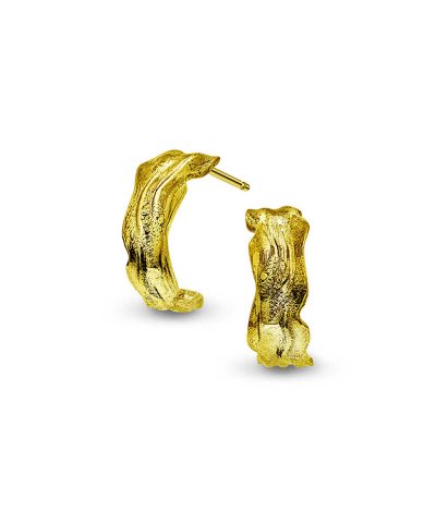 Lava øredobber i sølv