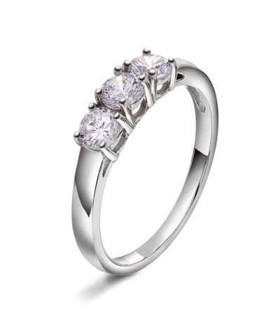 Farah ring i sølv med zirkonia