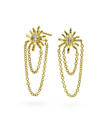 Dawn øredobber i sølv med zirkonia