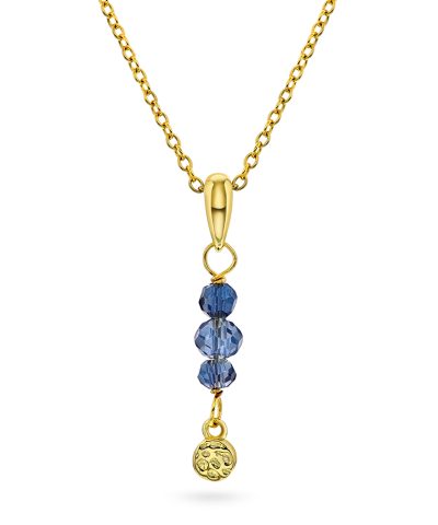 Fairy smykke i sølv, dyp blå