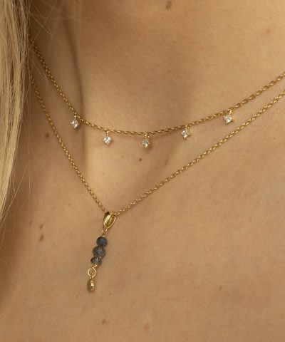 Alternative view of Oasis smykke i sølv med zirkonia