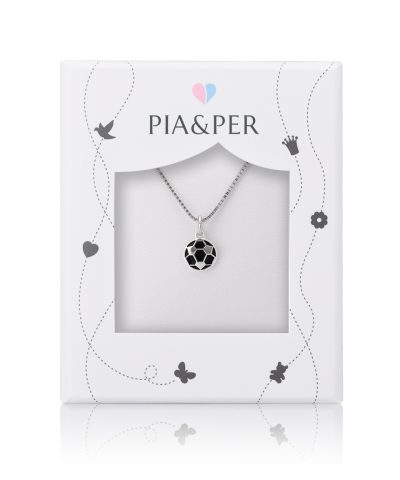 Alternative view of Pia&Per FOTBALLANHENG, SORT EMALJE