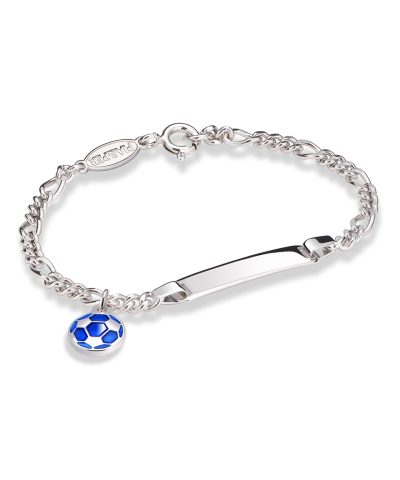 Pia&Per ID - ARMBÅND M/ 1 BLÅ FOTBALL